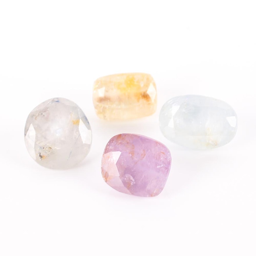 28.98 CTW Loose Multi-color Sapphire Gemstones
