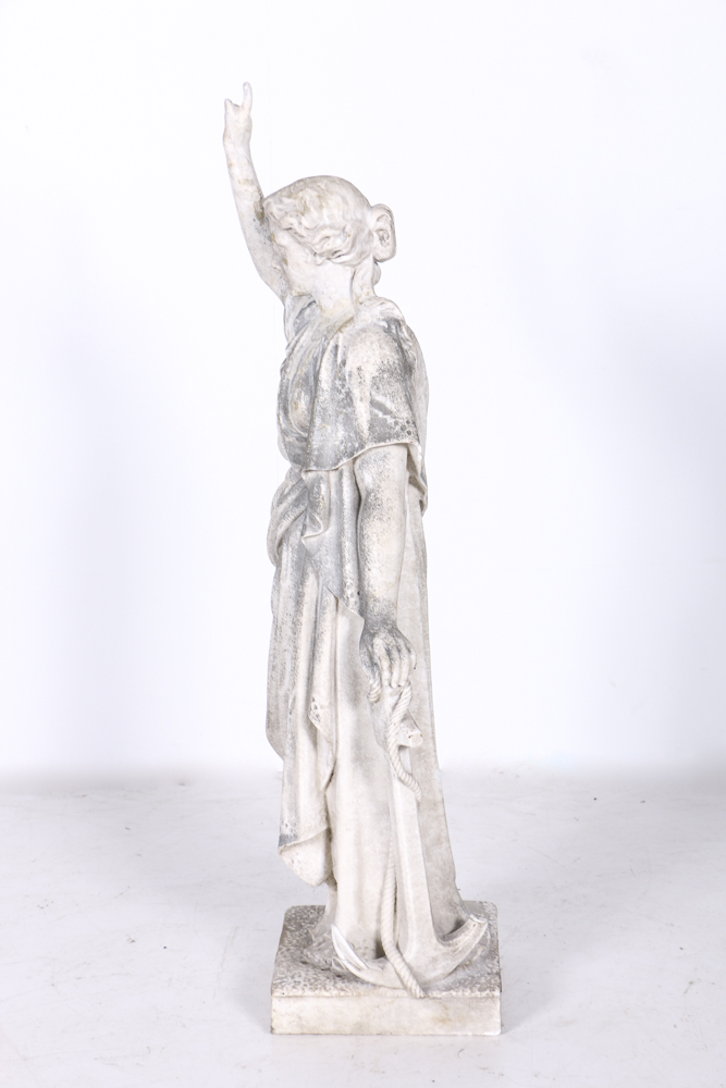 Stone Sculpture of the Personification of Hope