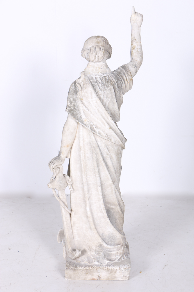 Stone Sculpture of the Personification of Hope