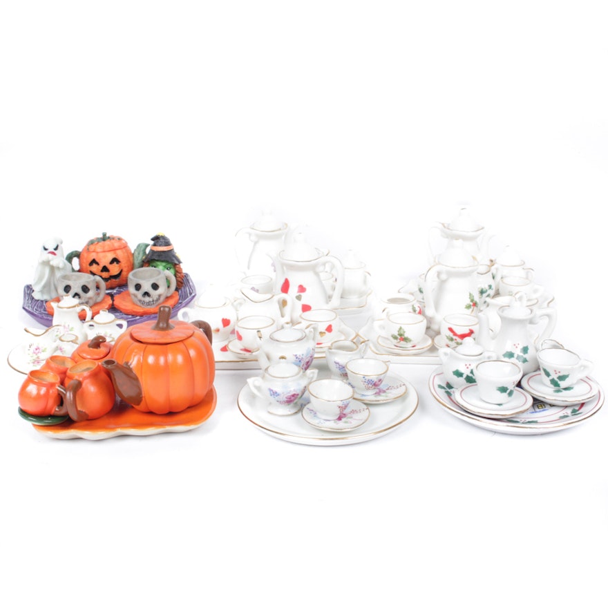 Miniature Porcelain Tea Sets