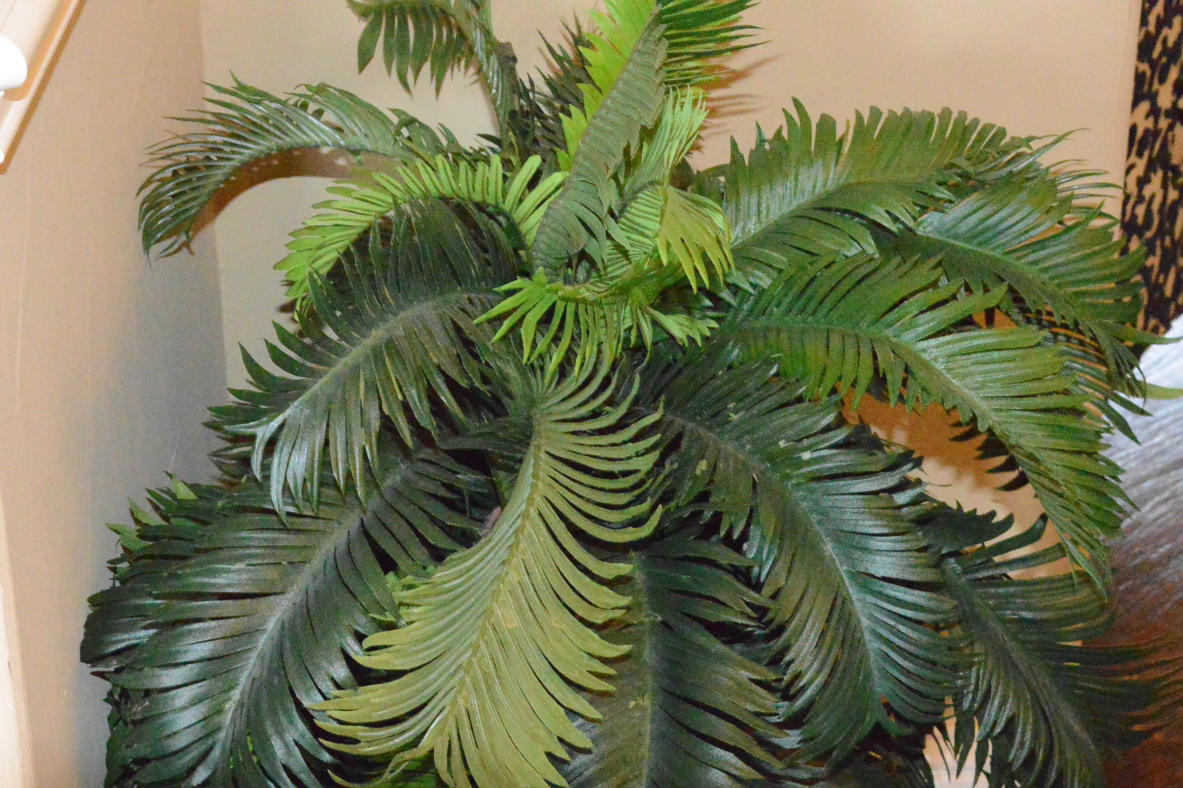 Faux Fern Plant in Basket