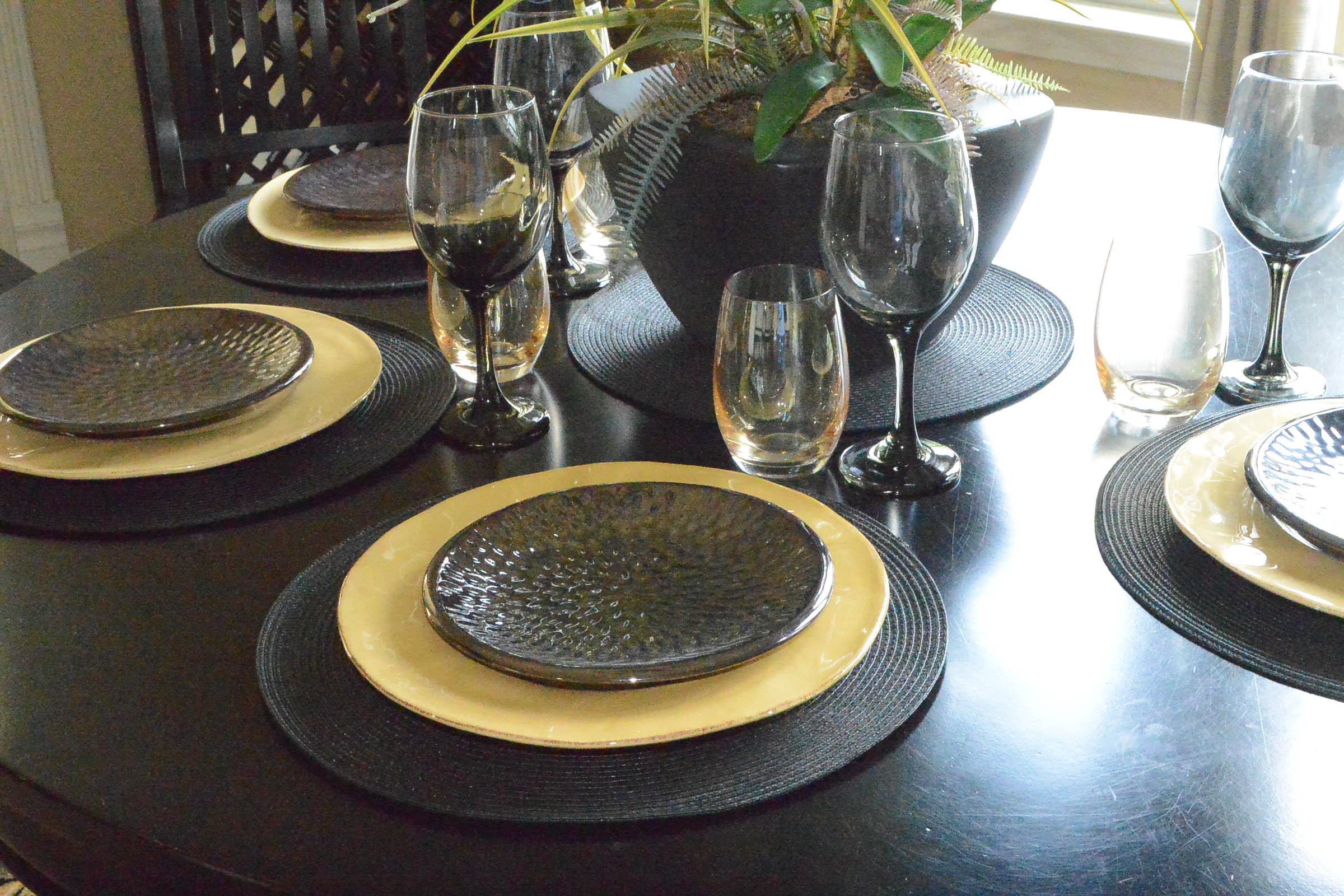 Set of Dinnerware for Four Including  Z Gallerie