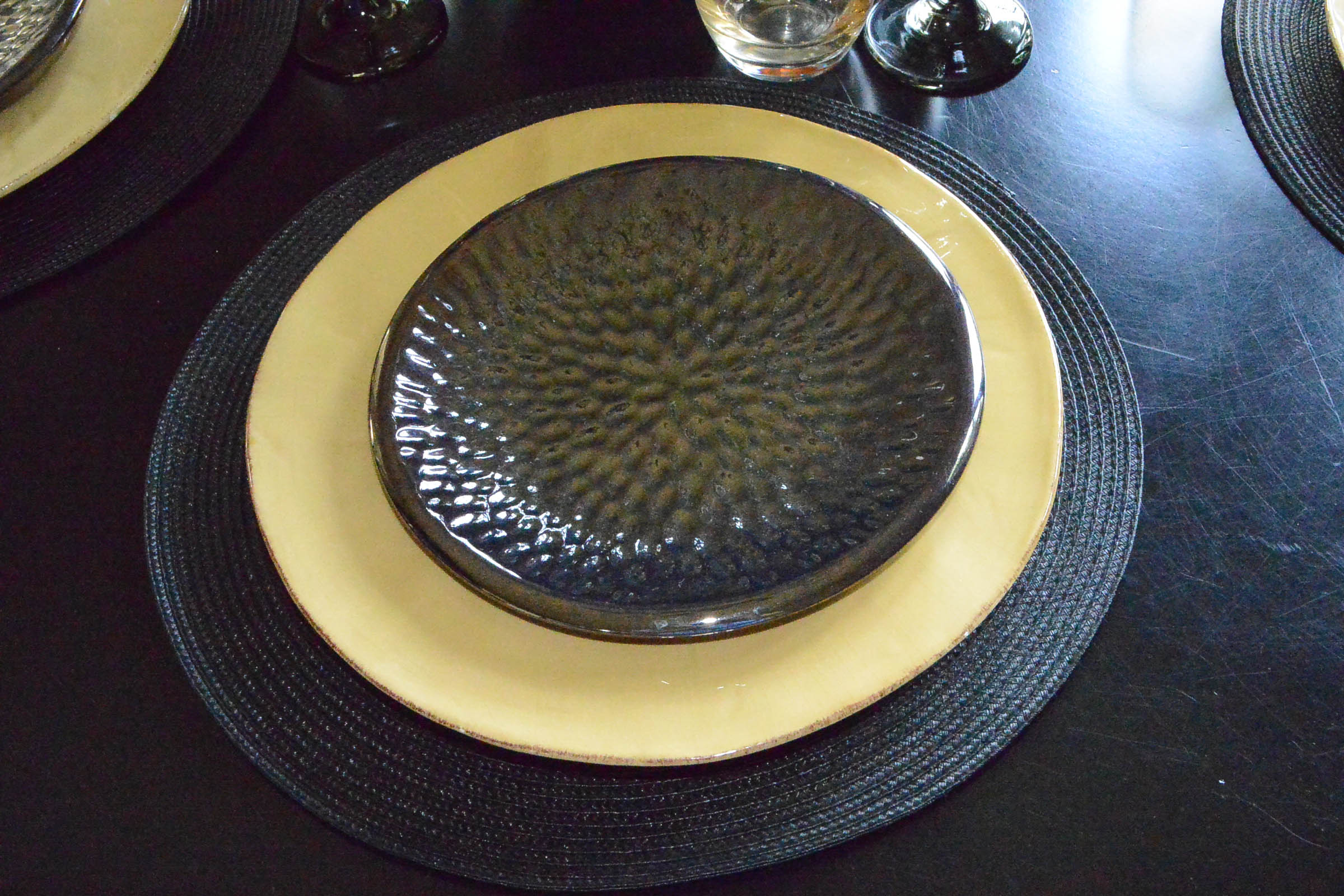 Set of Dinnerware for Four Including  Z Gallerie