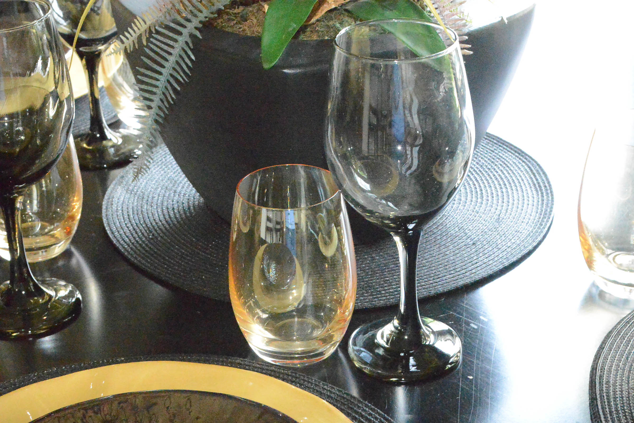 Set of Dinnerware for Four Including  Z Gallerie