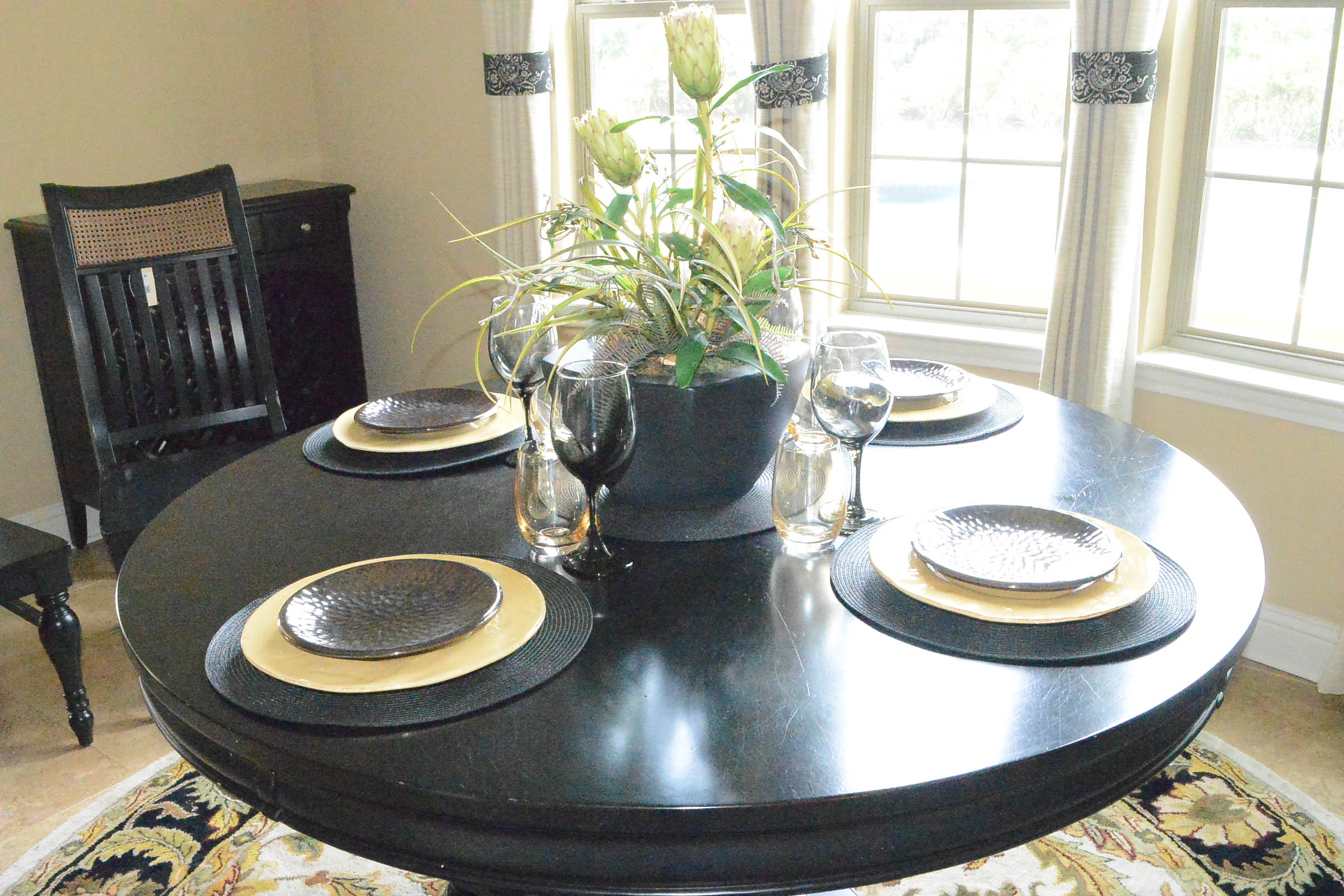 Set of Dinnerware for Four Including  Z Gallerie
