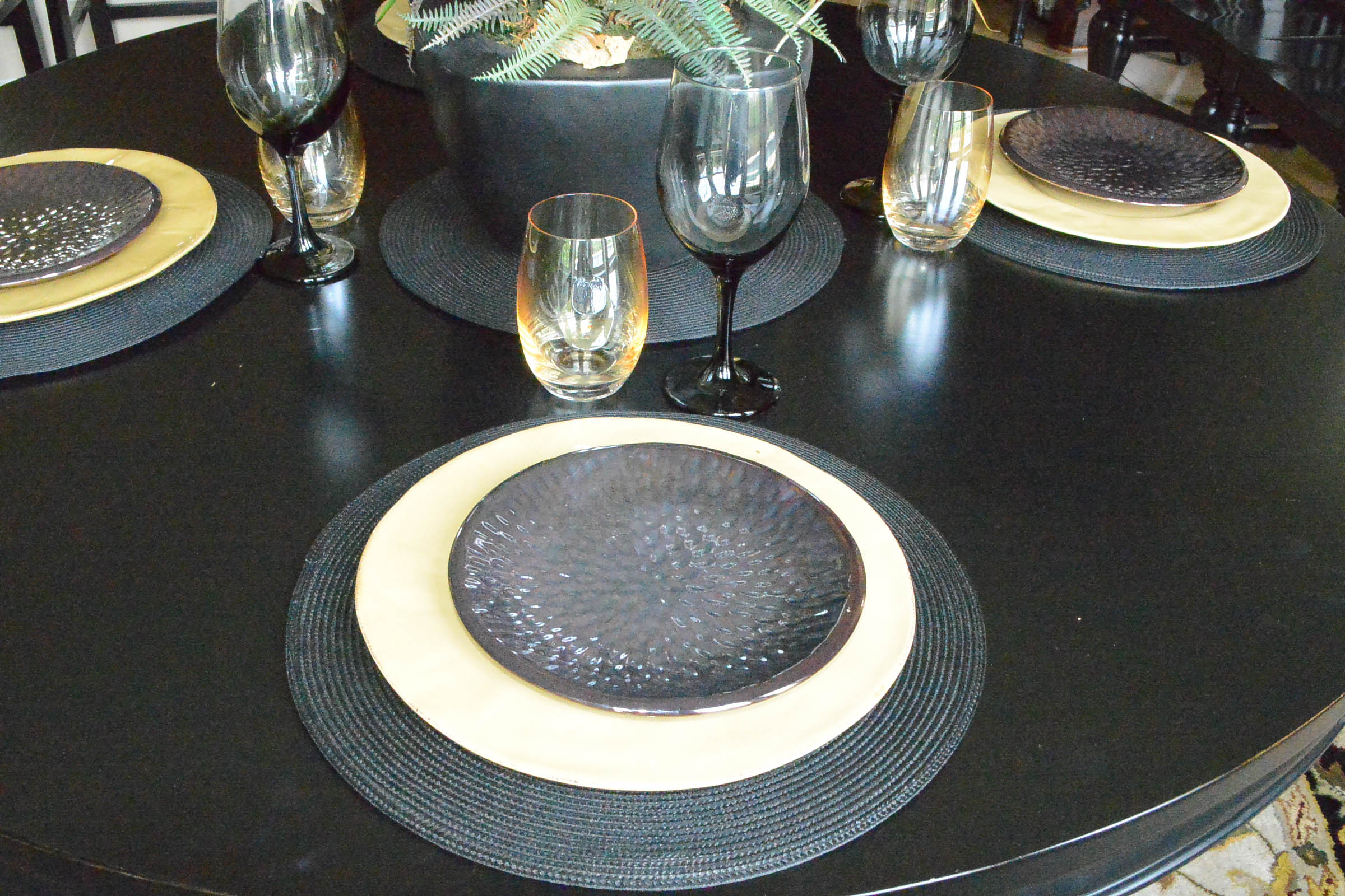 Set of Dinnerware for Four Including  Z Gallerie