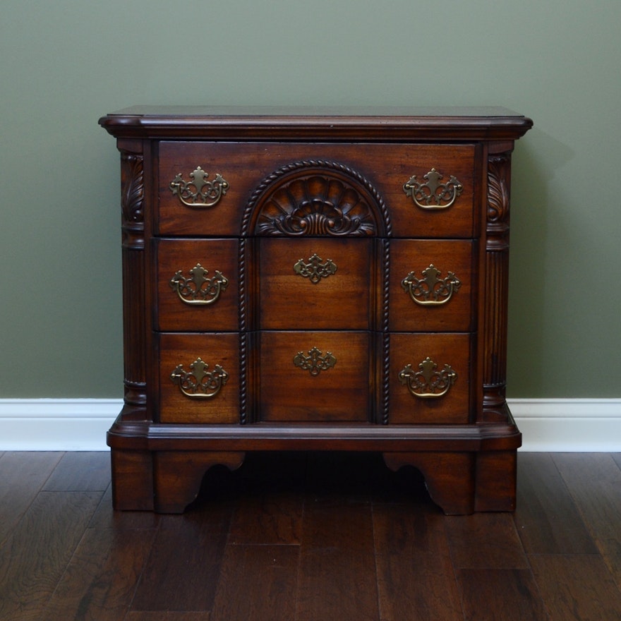 Federal Style Block Front Nightstand