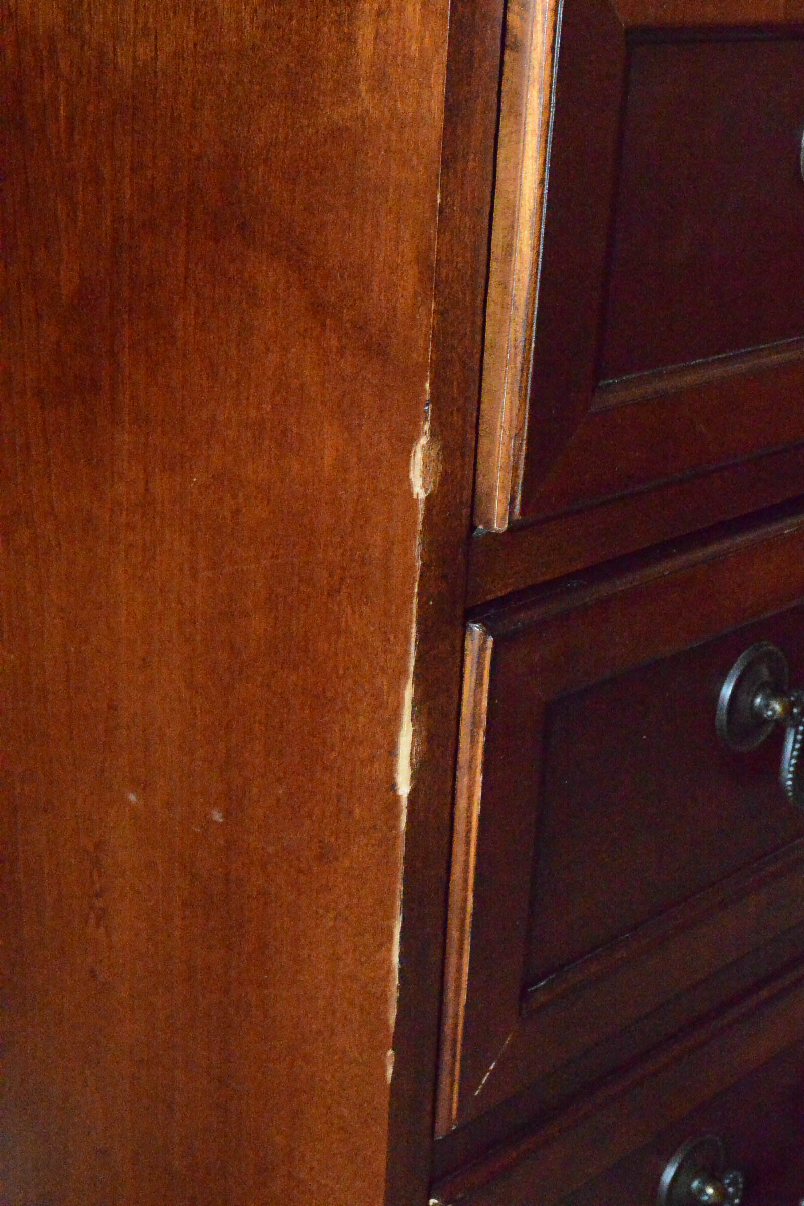 Ornately Carved Executive Desk by Hekman