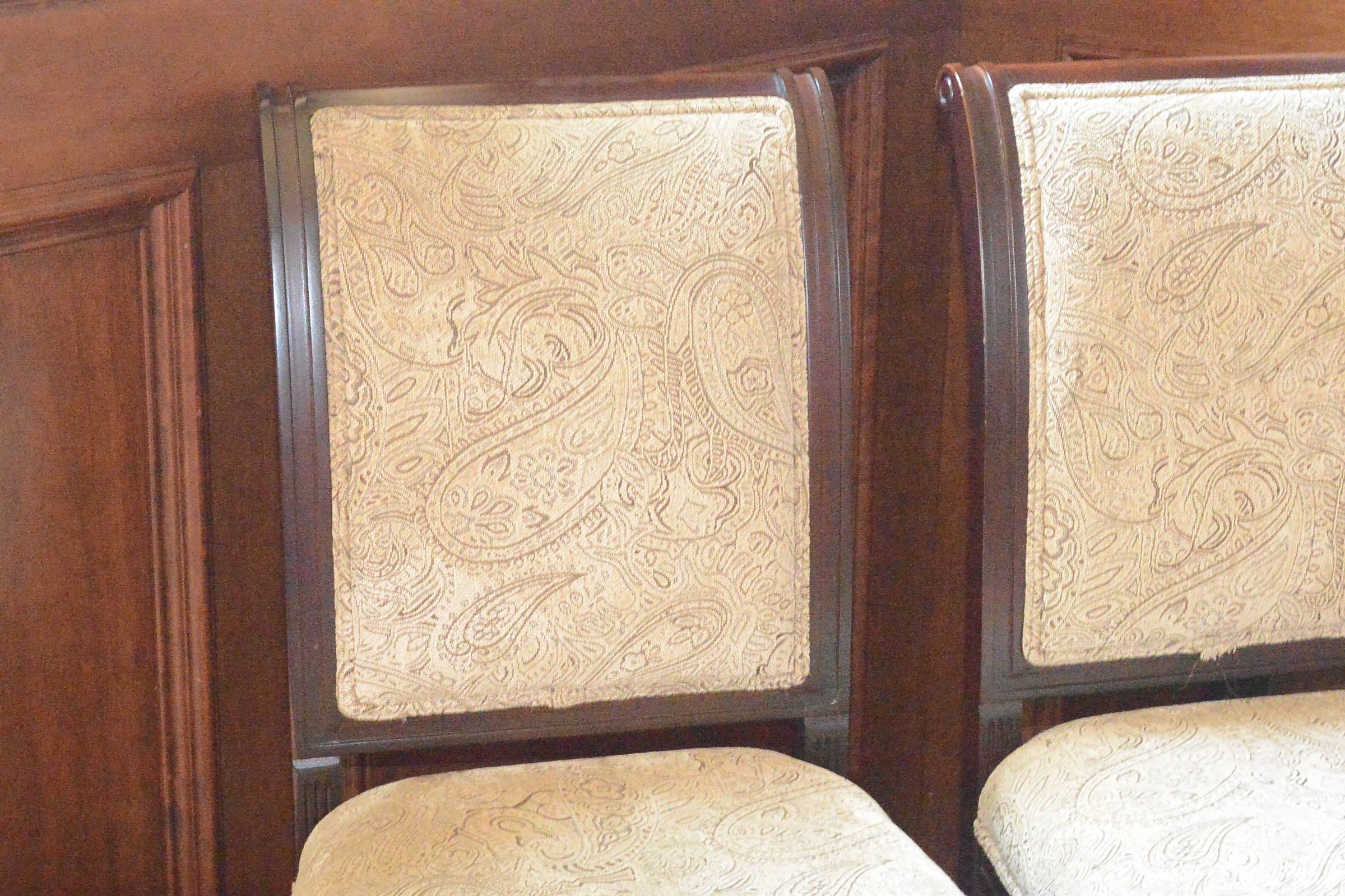 Two Upholstered Accent Side Chairs