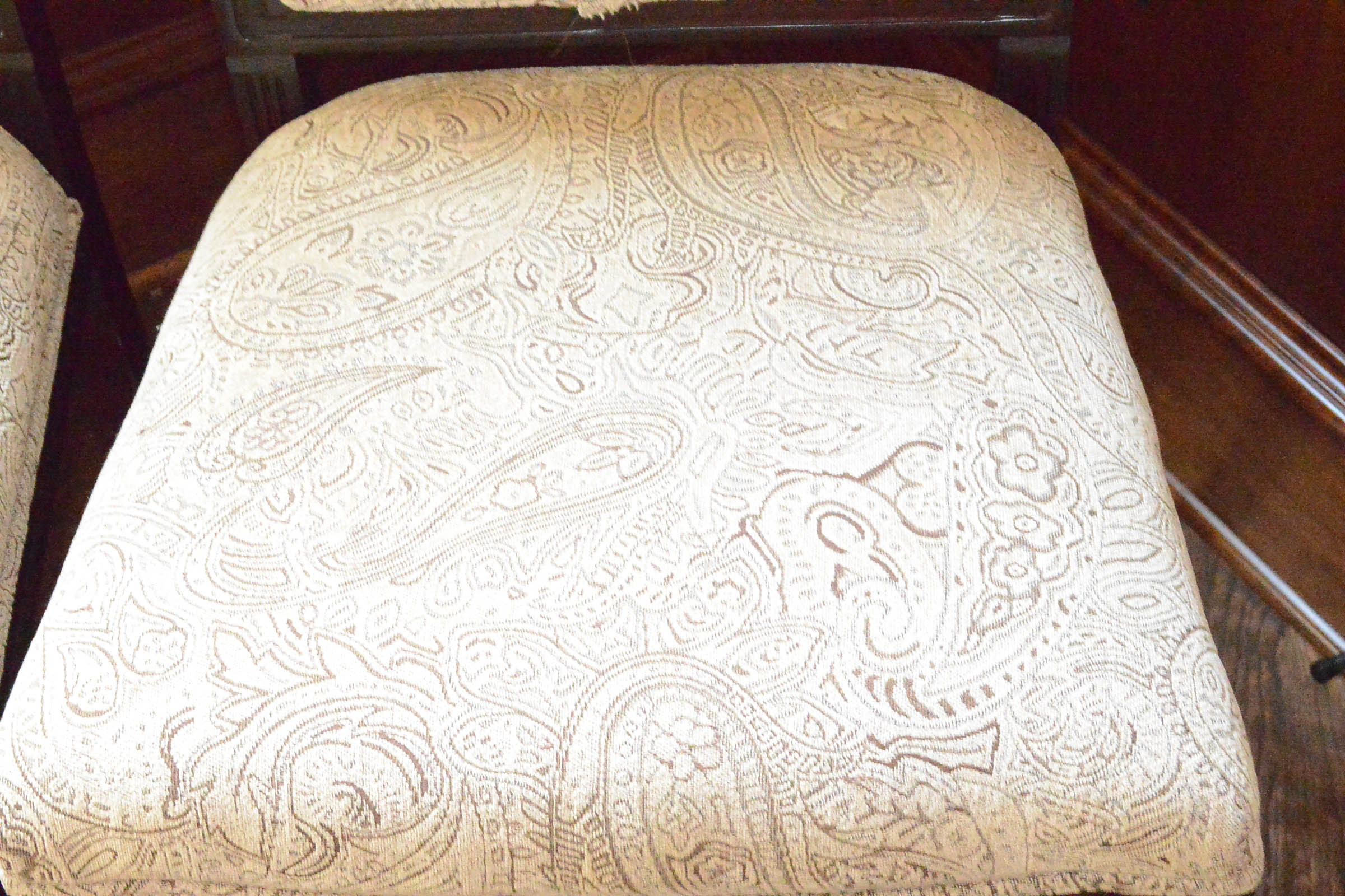 Two Upholstered Accent Side Chairs