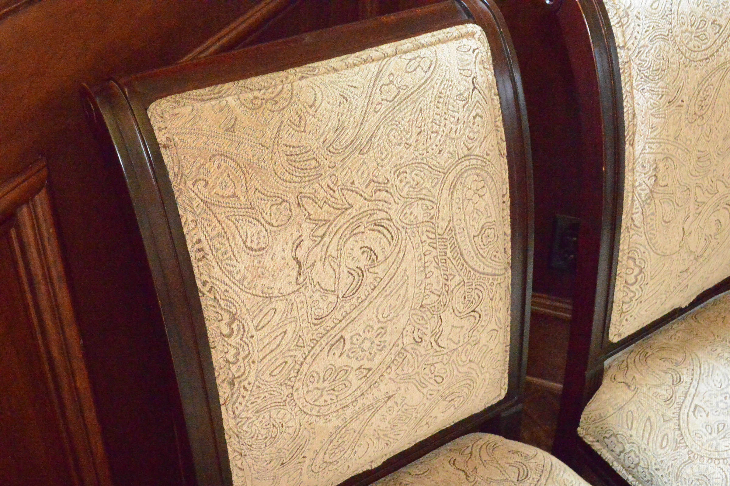 Two Upholstered Accent Side Chairs