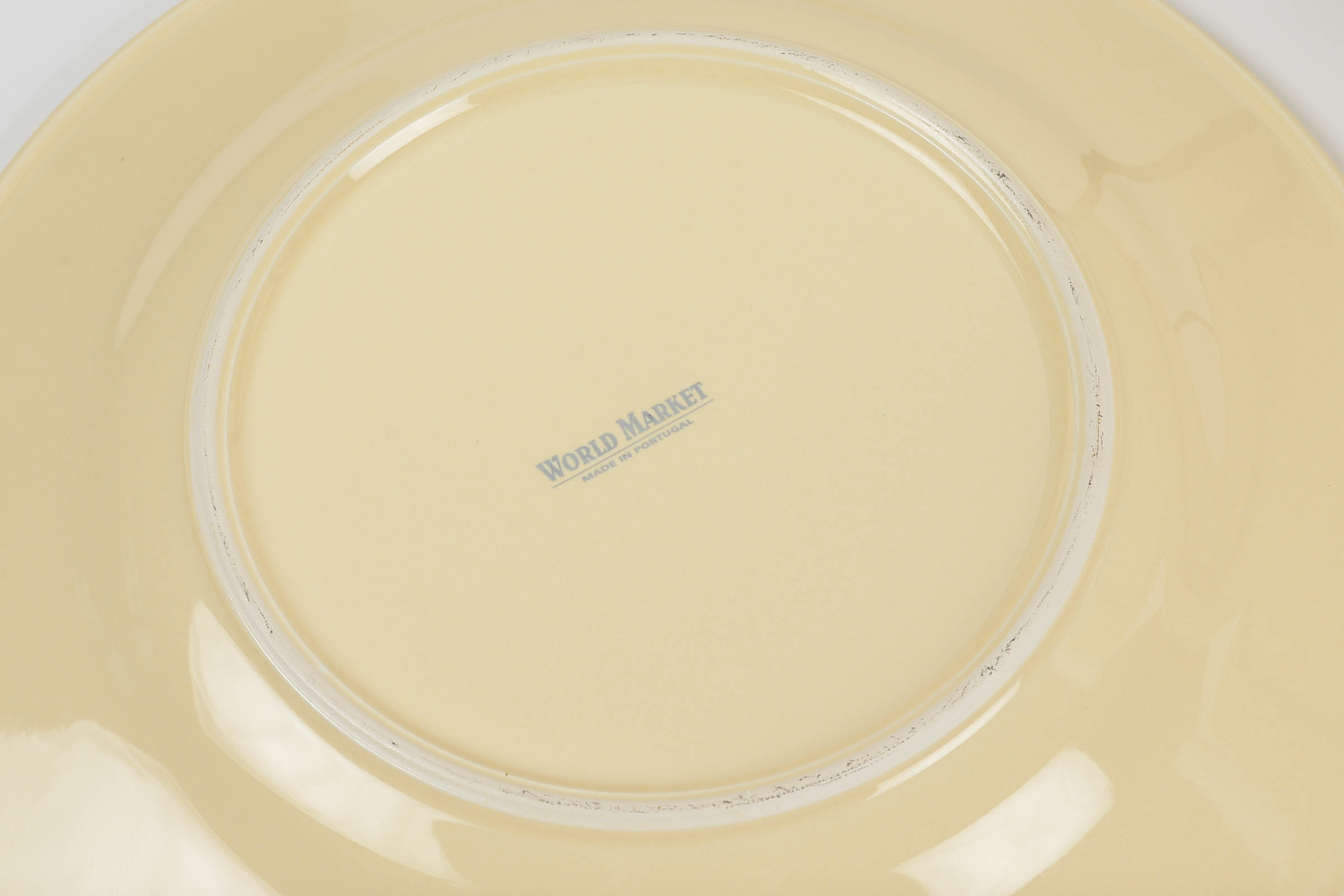 Set of World Market Plates and Tiered Stand