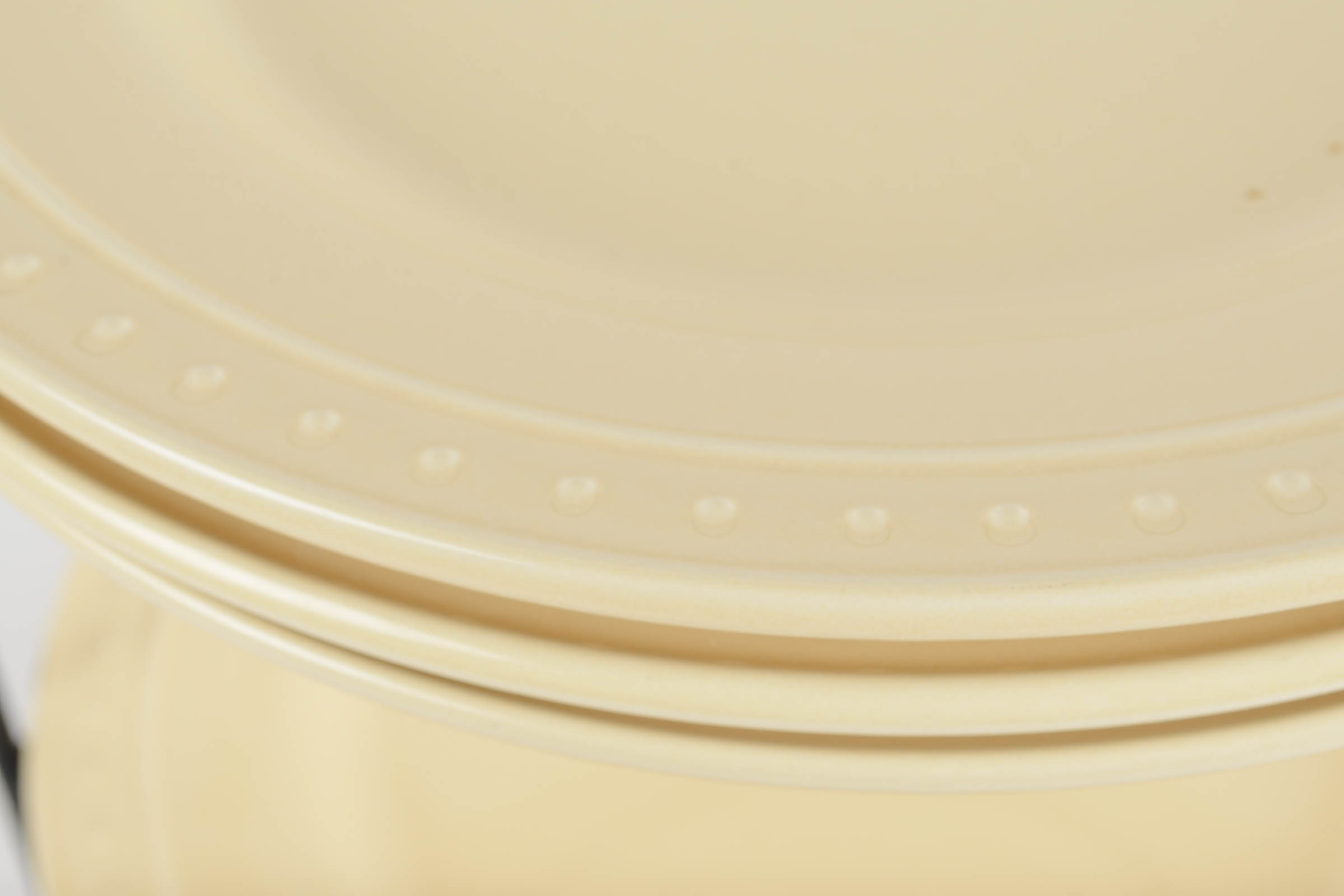 Set of World Market Plates and Tiered Stand