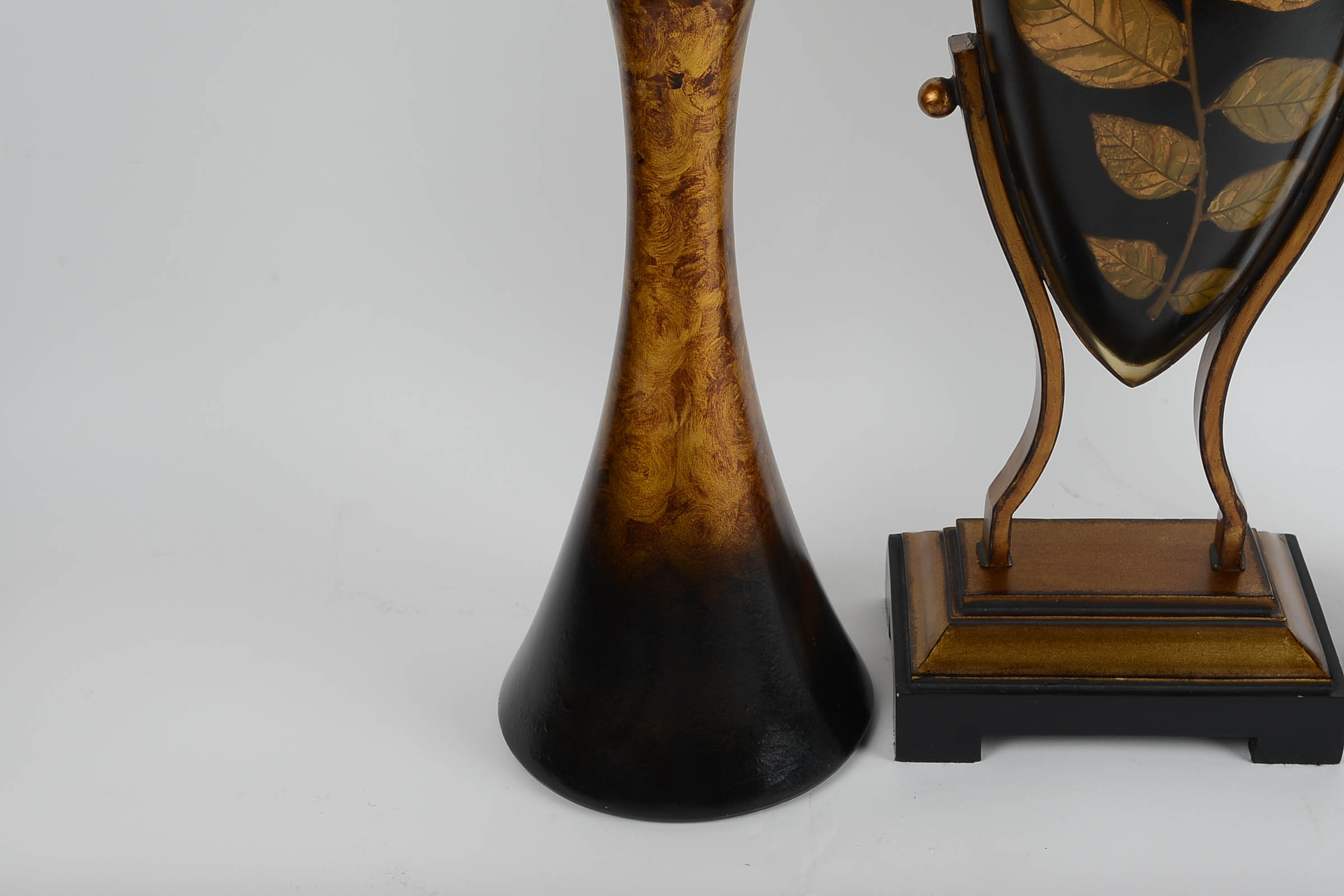 Set of Bronze Toned Home Decor