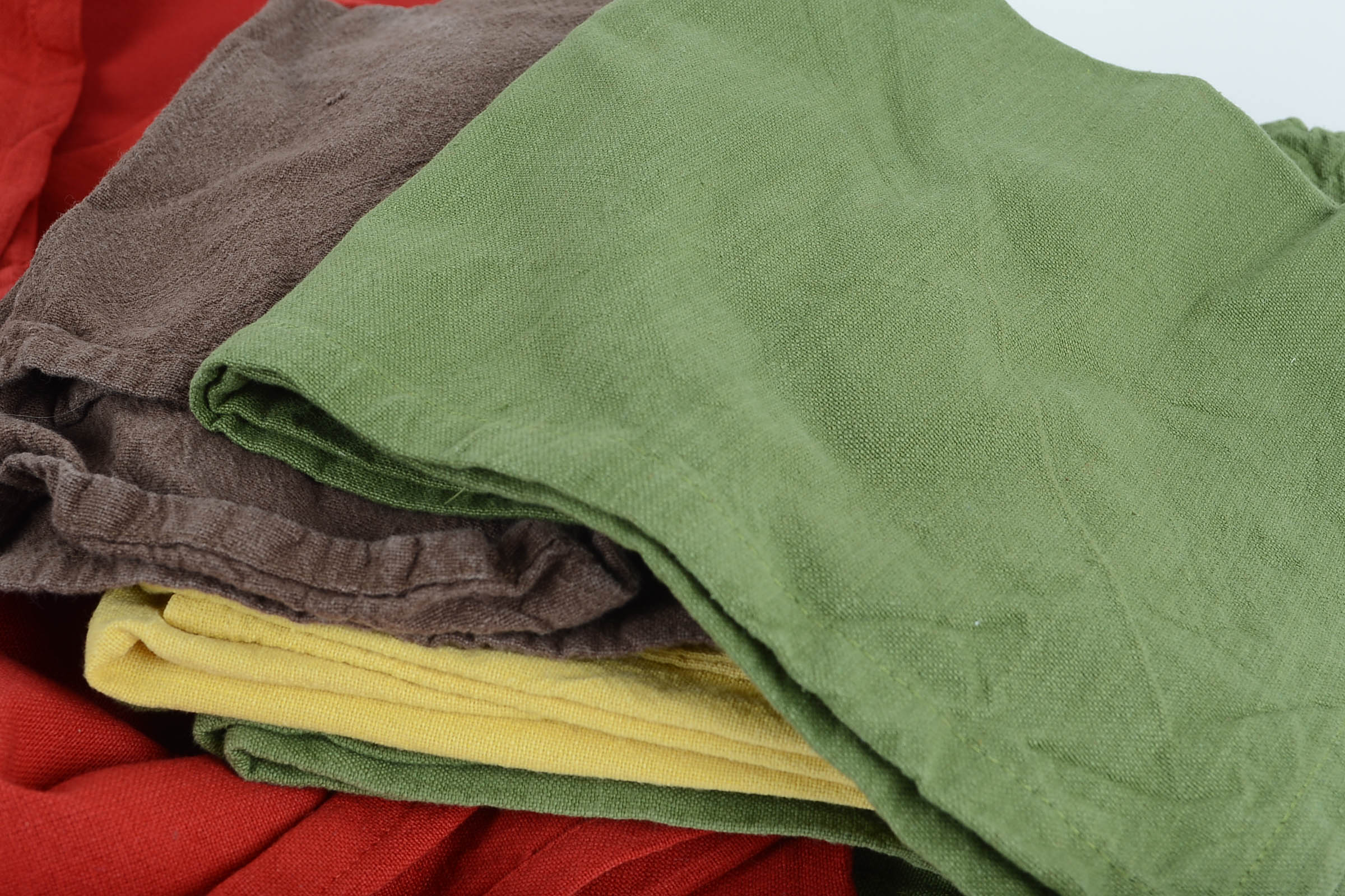 Set of Fall Colored Linens