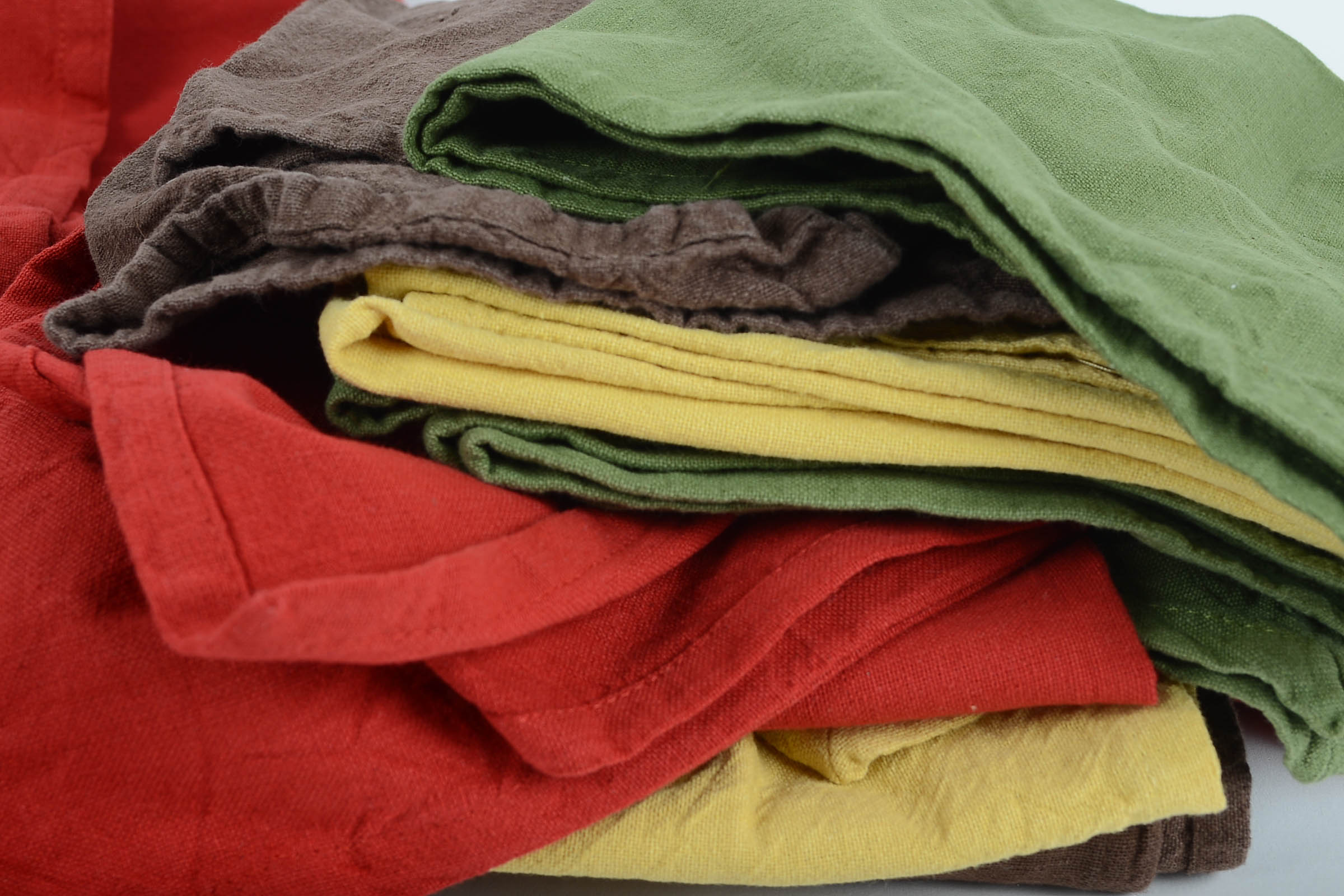 Set of Fall Colored Linens