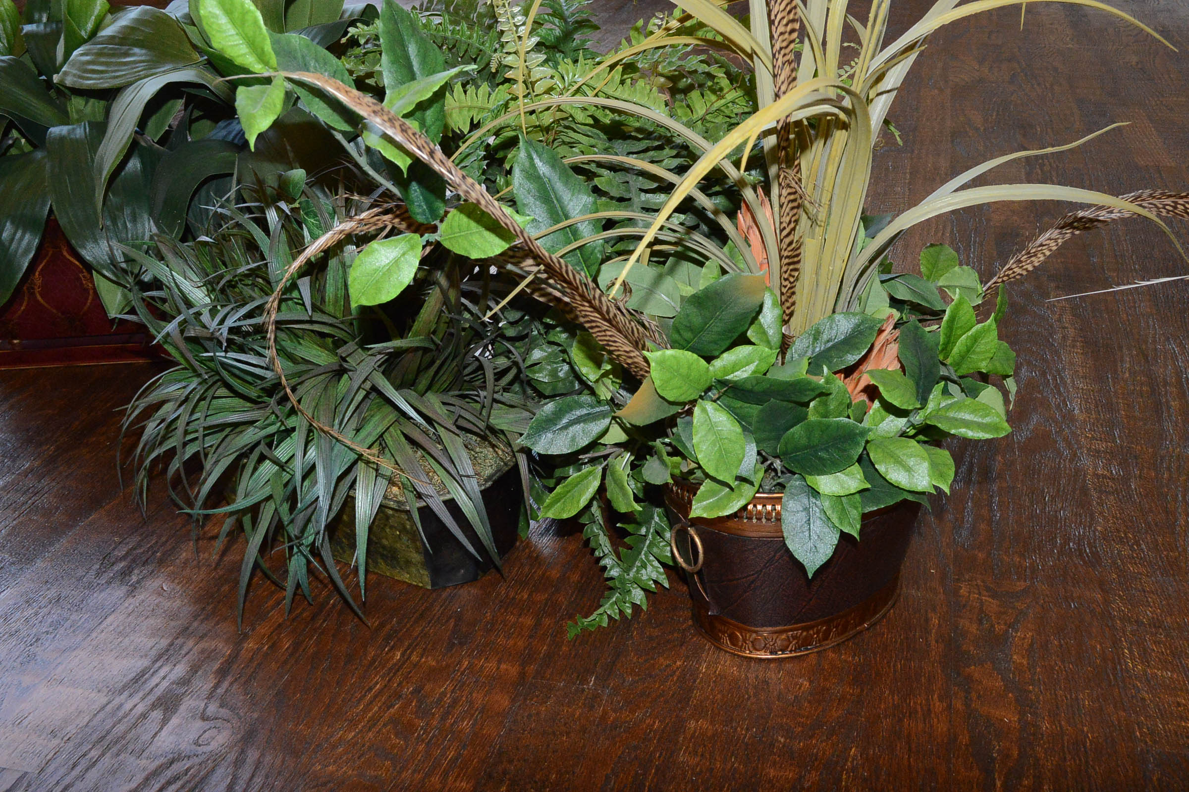 Selection of Three Faux Plants