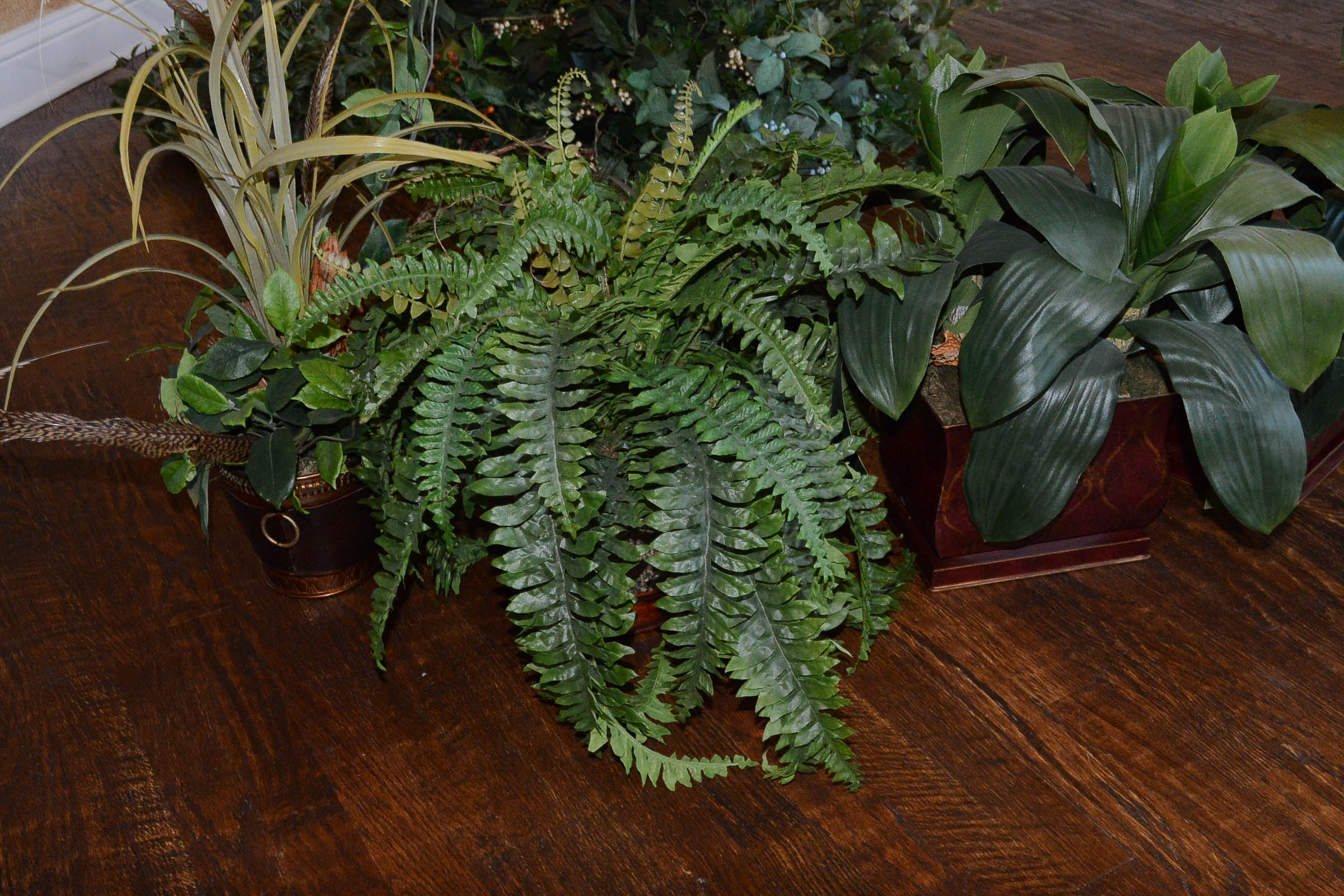 Selection of Three Faux Plants