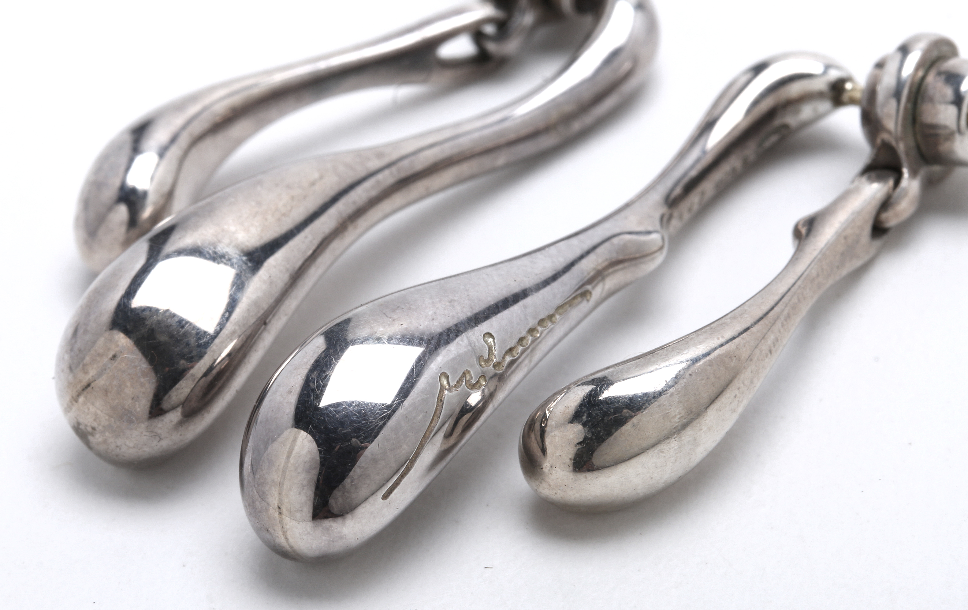 Georg Jensen Sterling Silver Earrings by Minas Spiridis