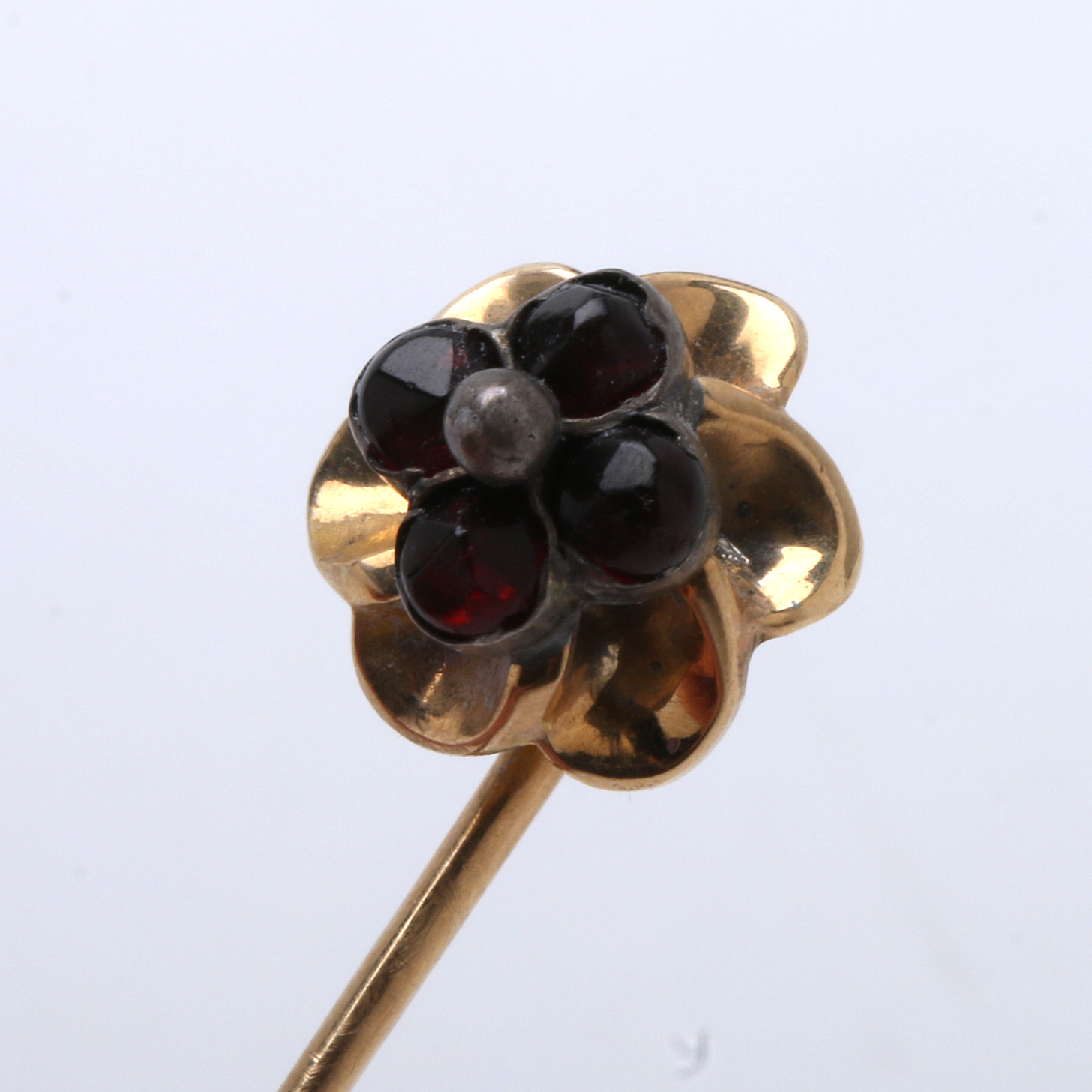 Collection of Seven Antique 14K Yellow Gold Stick Pins