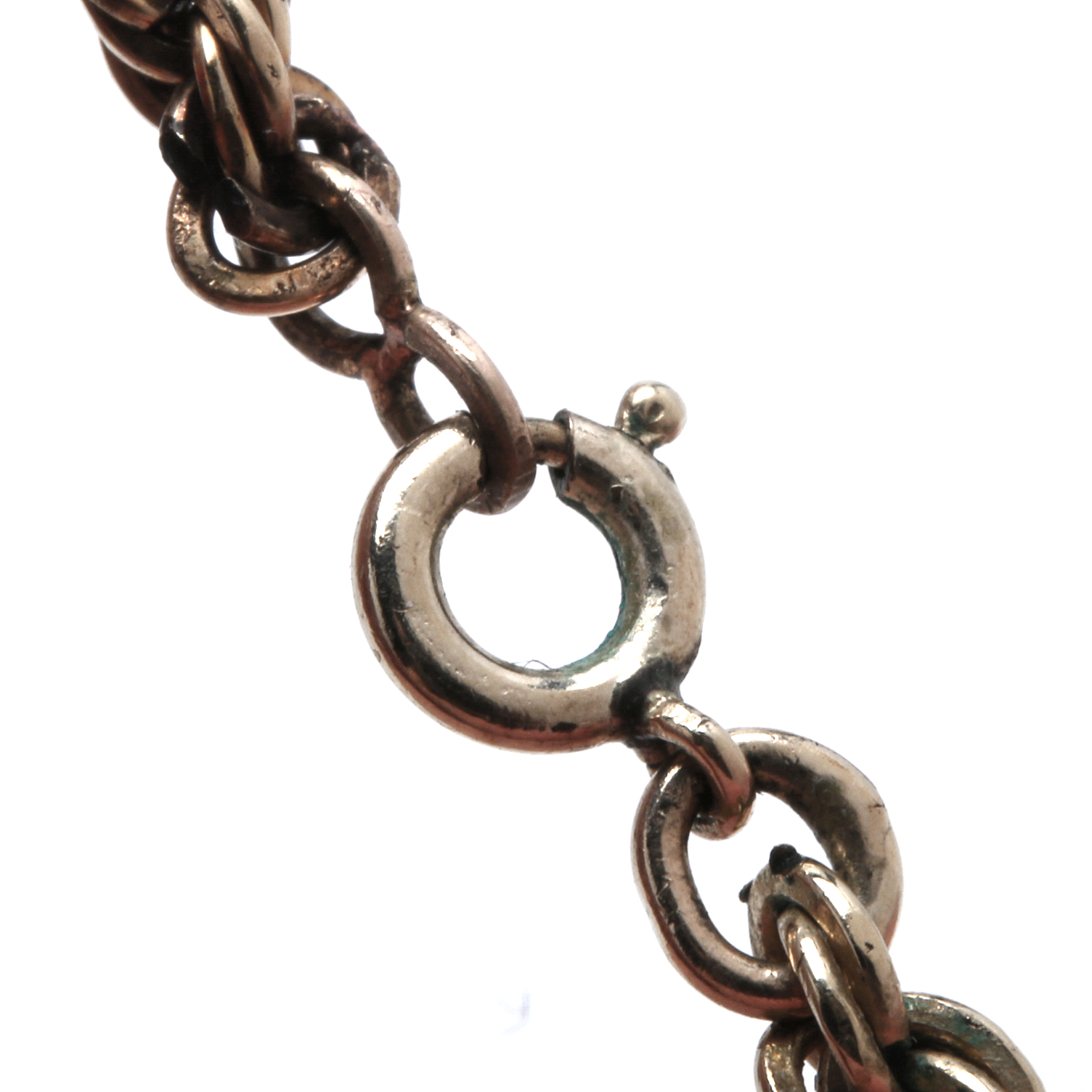 Carved Nephrite Pendant on 12K Gold Filled Rope Chain