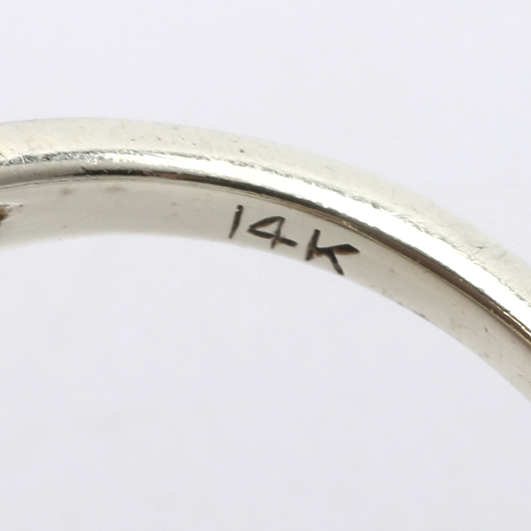 Antique 14K Yellow Gold Ring with Citrine Intaglio