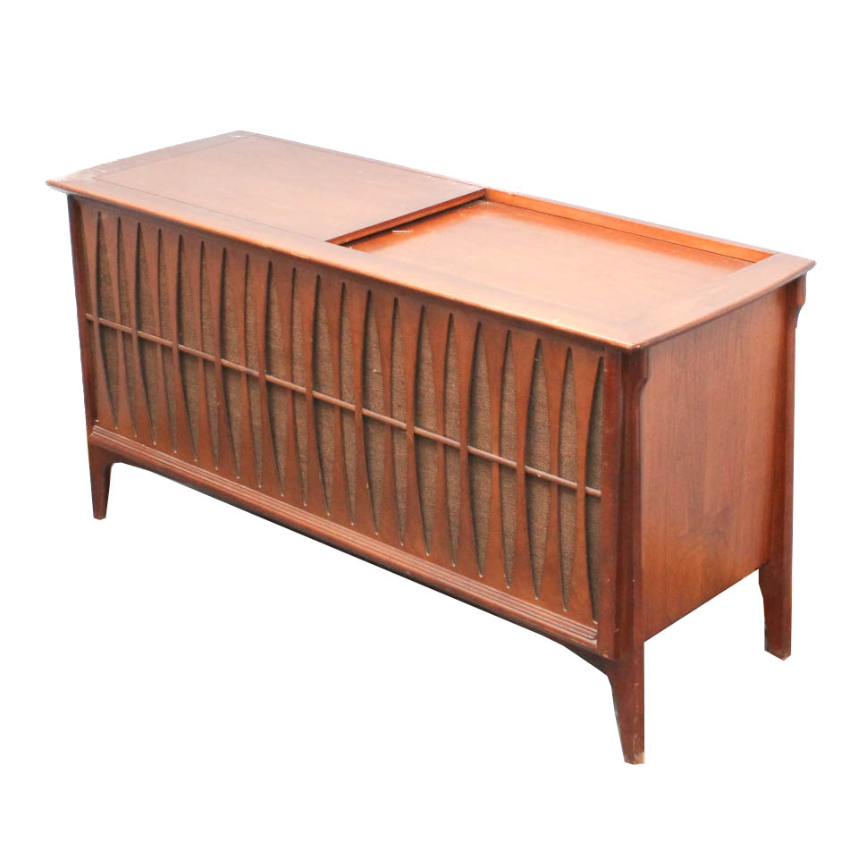 Mid Century Modern RCA Victor Victrola Stereo Console