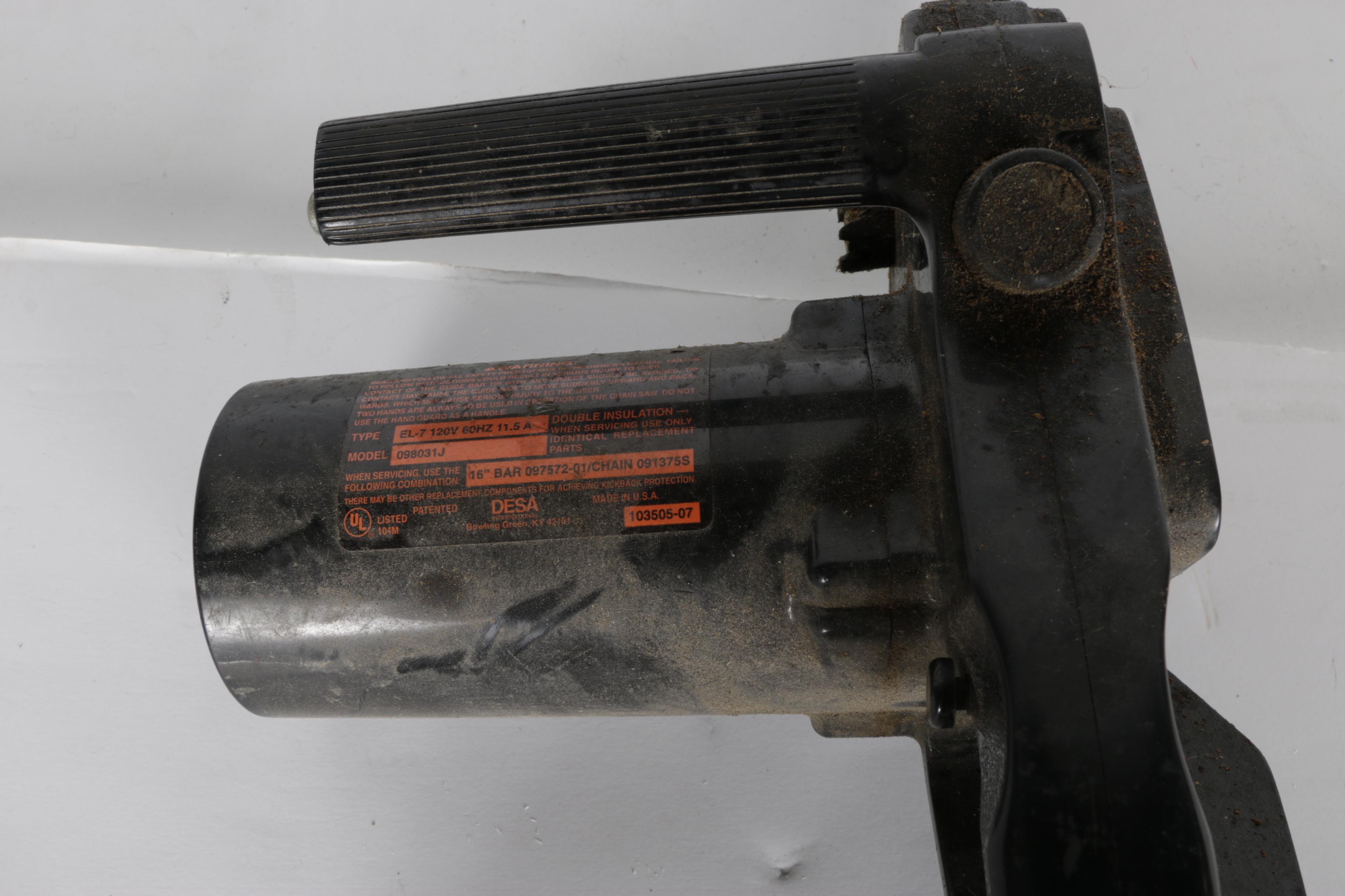 Remington Electric Chainsaw