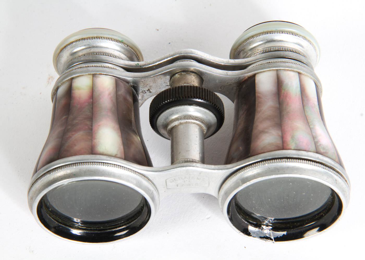 Vintage Mother of Pearl Deraisme FI Paris Opera Glasses