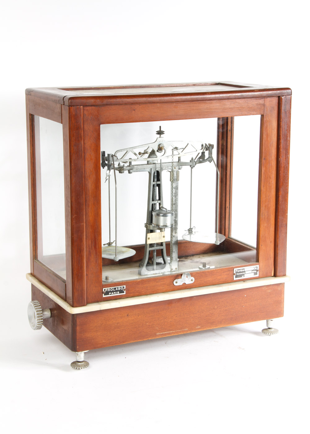 Vintage Prolabo Paris Precision Balance Scale in Case
