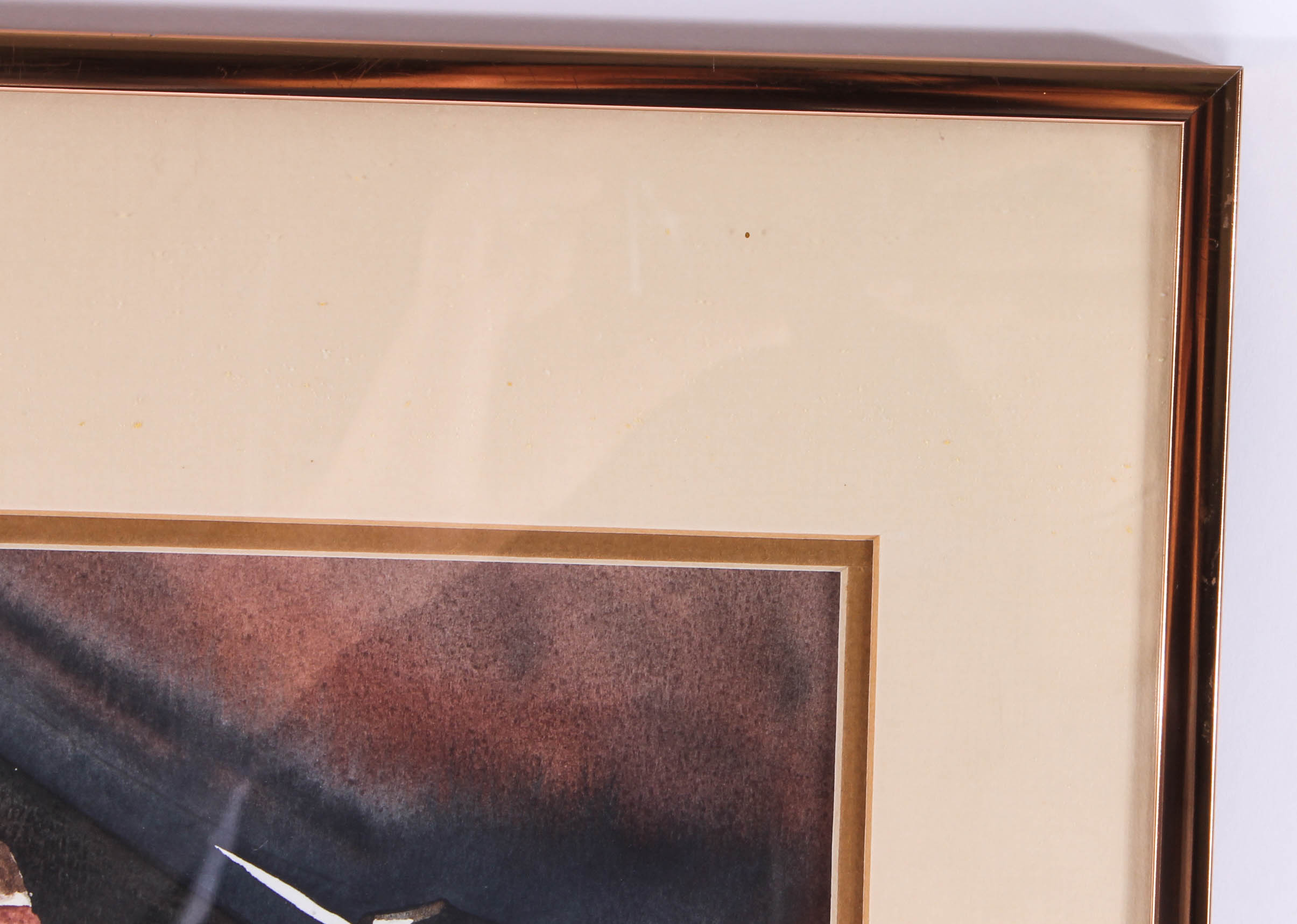 Vintage Coleen Bobinac Watercolor Painting "Cliff Palace Ruins"