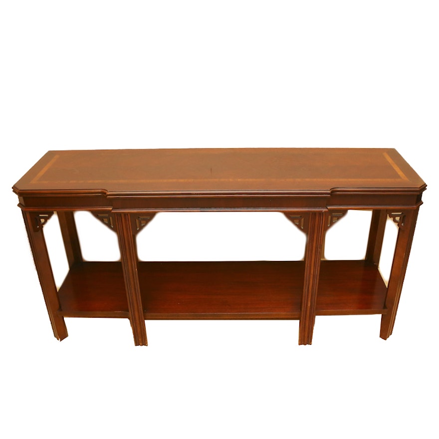 Vintage Mahogany Console Table by Lane Furniture