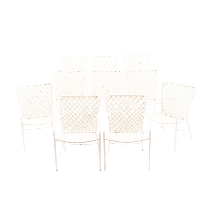 Set of Ten Patio Chairs