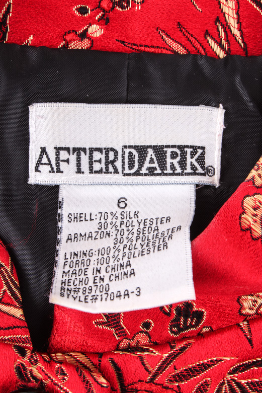 Chinese Inspired Silk Blouse by After Dark