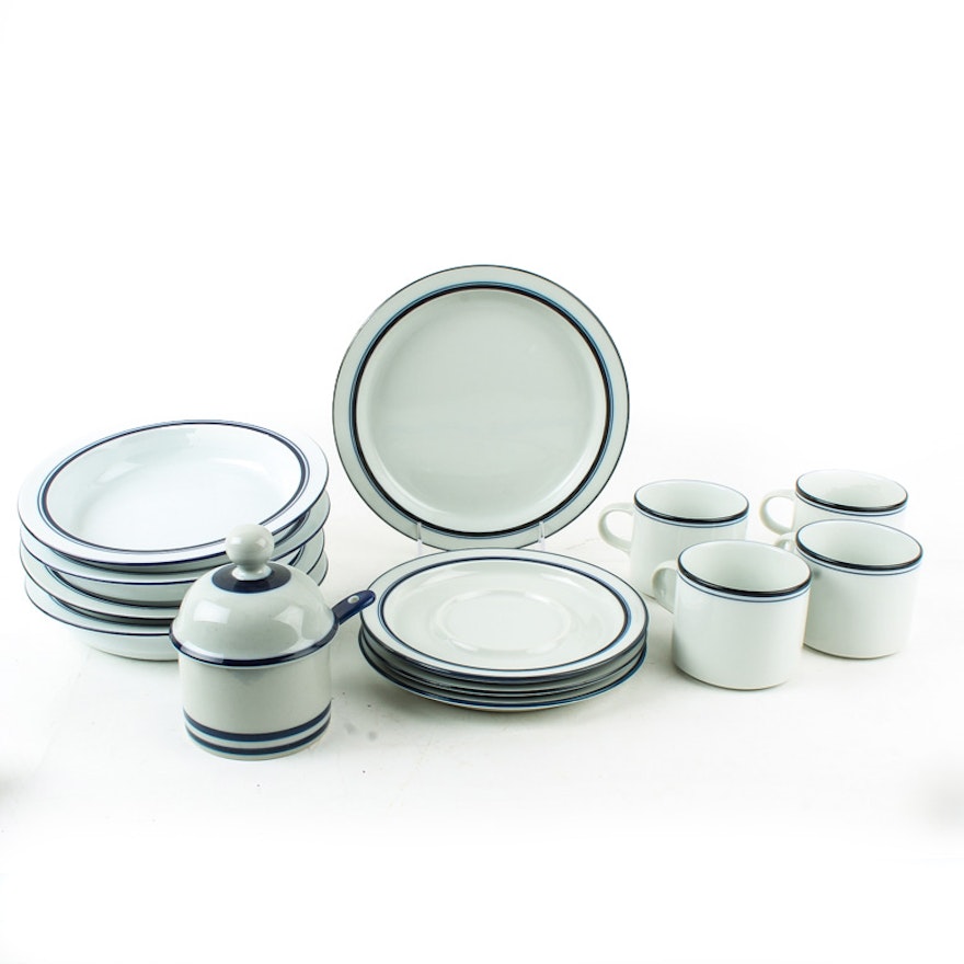 Dansk "Christianshavn Blue" Dinner Service Set