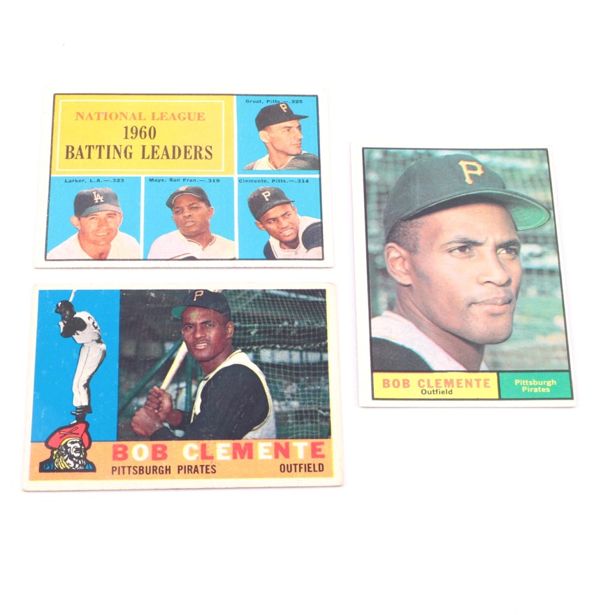 Collection of Roberto Clemente Baseball Cards