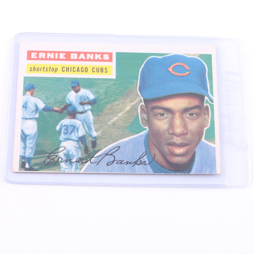 1956 Topps Ernie Banks Card #15