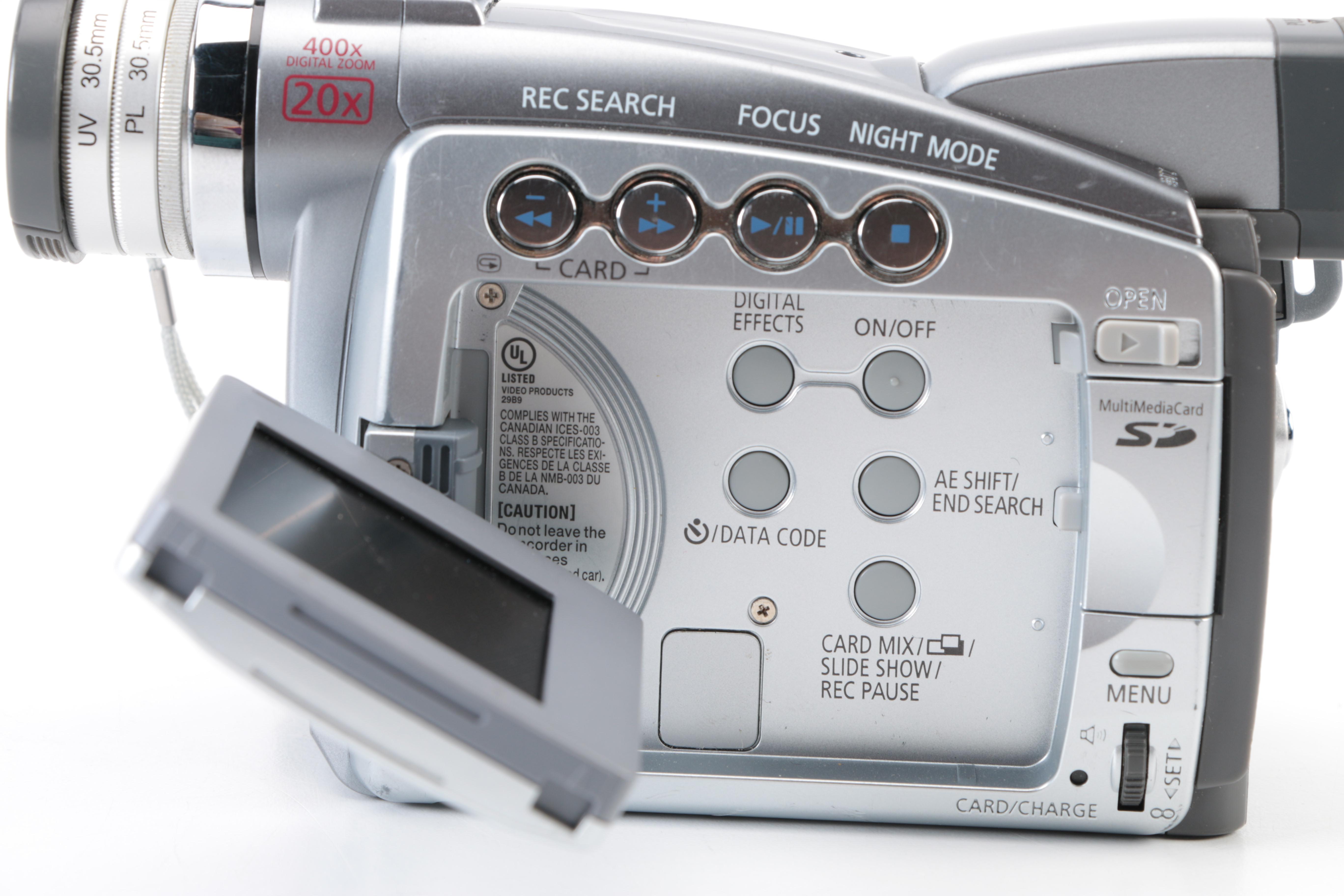 Olympus Stylus Camera, Panasonic Palmcorder, Canon  Camcorder and Equipment