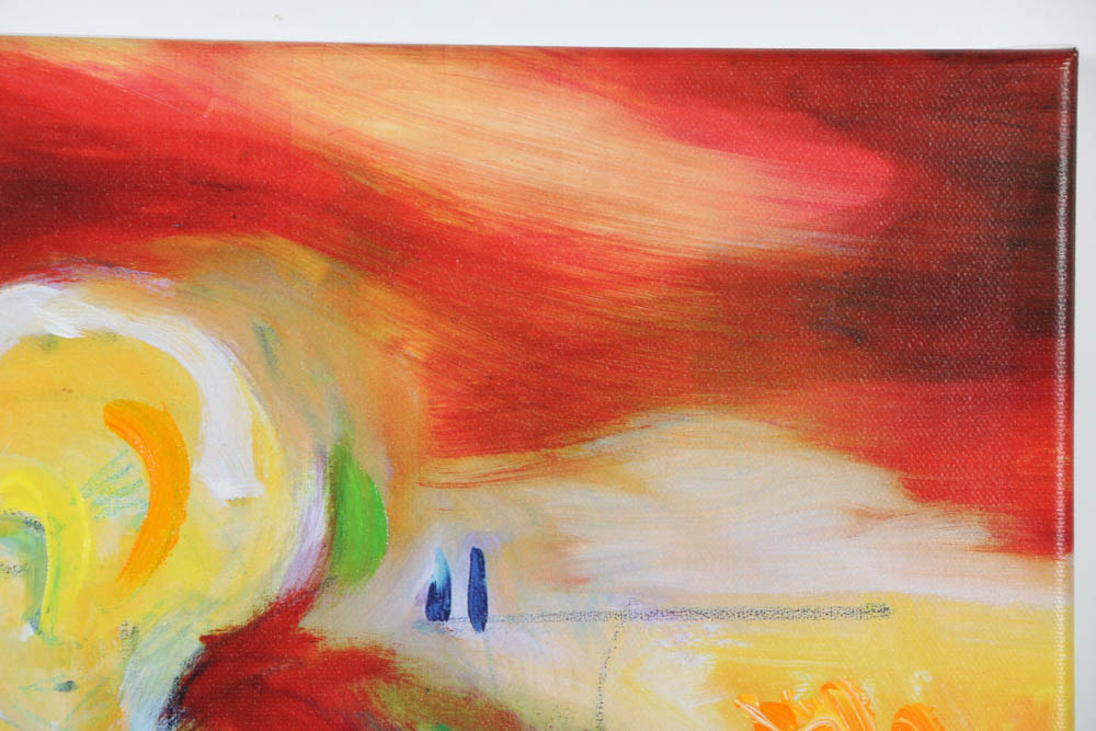 Alfred Gockel Limited Giclee on Canvas "Romance in Far Off Place"