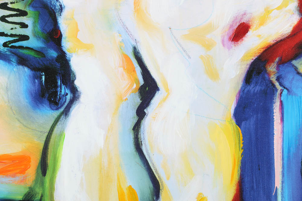 Alfred Gockel Limited Giclee on Canvas "Romance in Far Off Place"