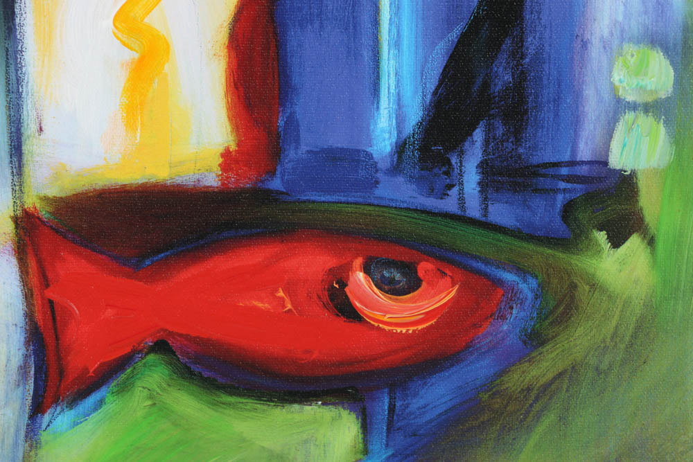 Alfred Gockel Limited Giclee on Canvas "Romance in Far Off Place"