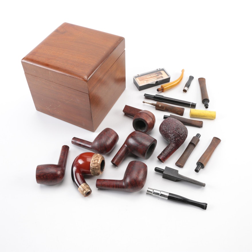 Smoking Pipes With Storage Box