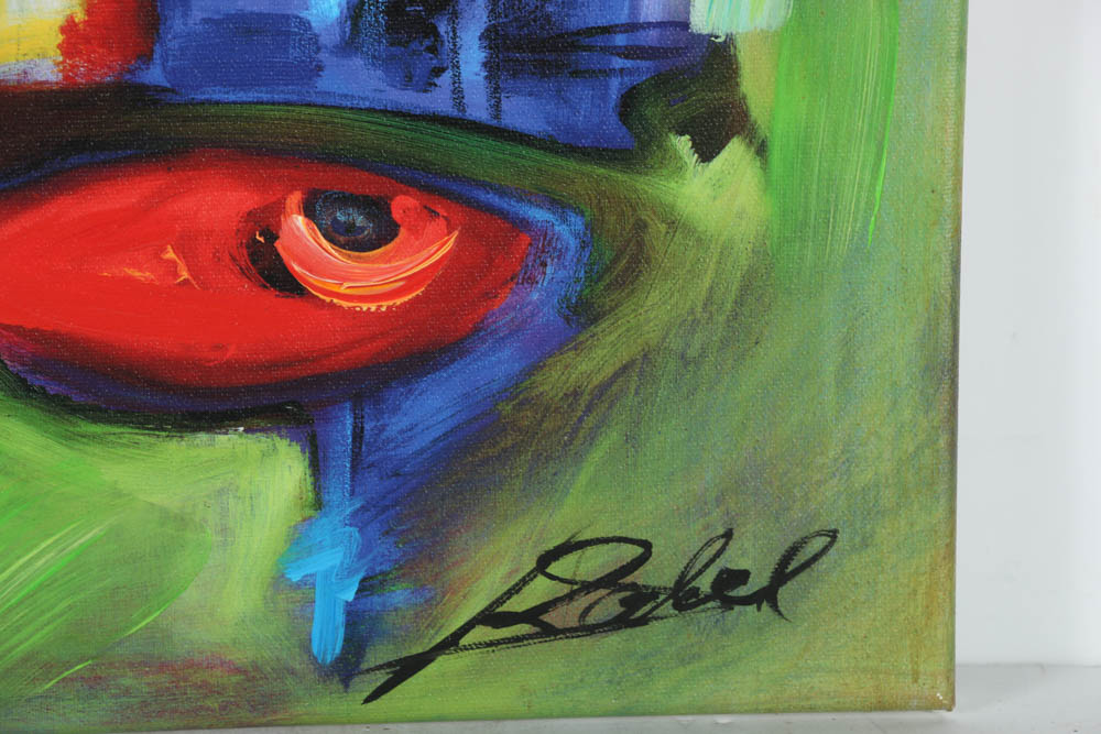 Alfred Gockel Limited Giclee on Canvas "Romance in Far Off Place"