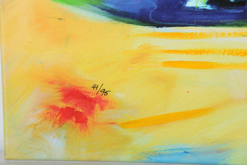 Alfred Gockel Limited Giclee on Canvas "Romance in Far Off Place"