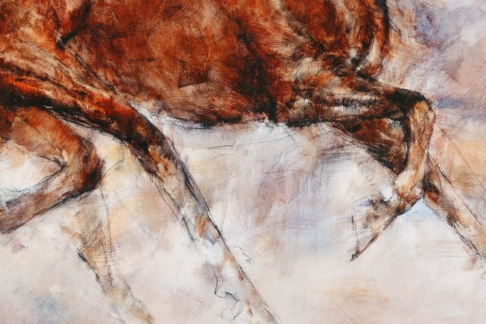 Gary Benfield Signed Limited Edition Giclée on Canvas "The Race"