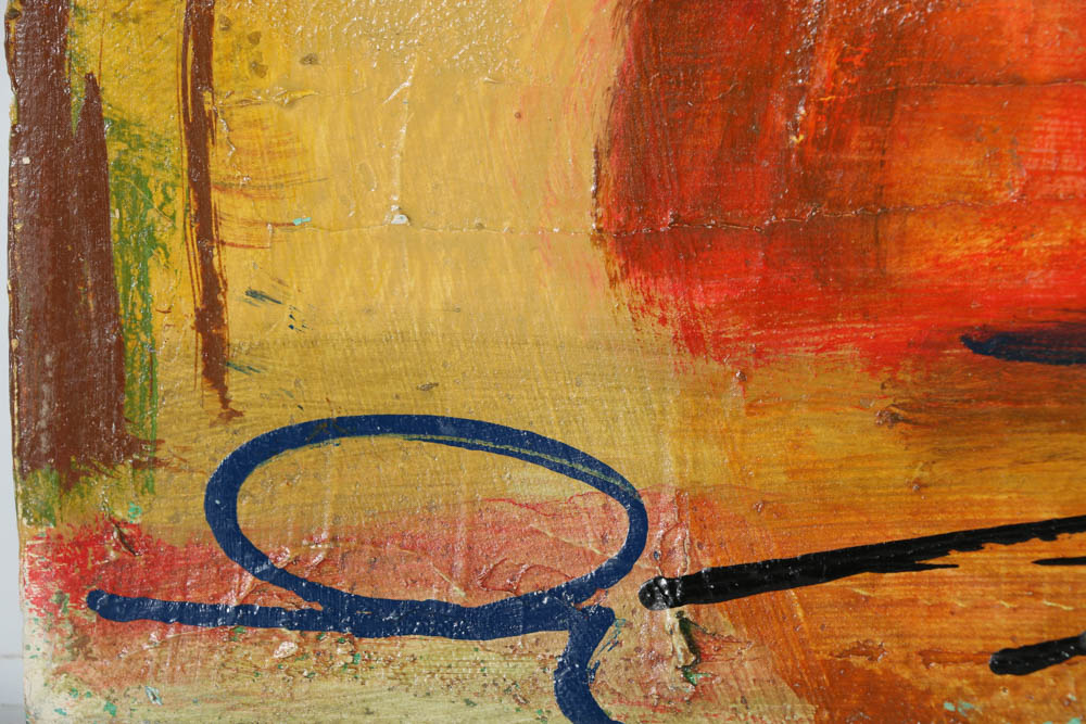 Jackie Holland Berkley Acrylic Painting on Canvas "Pears III"