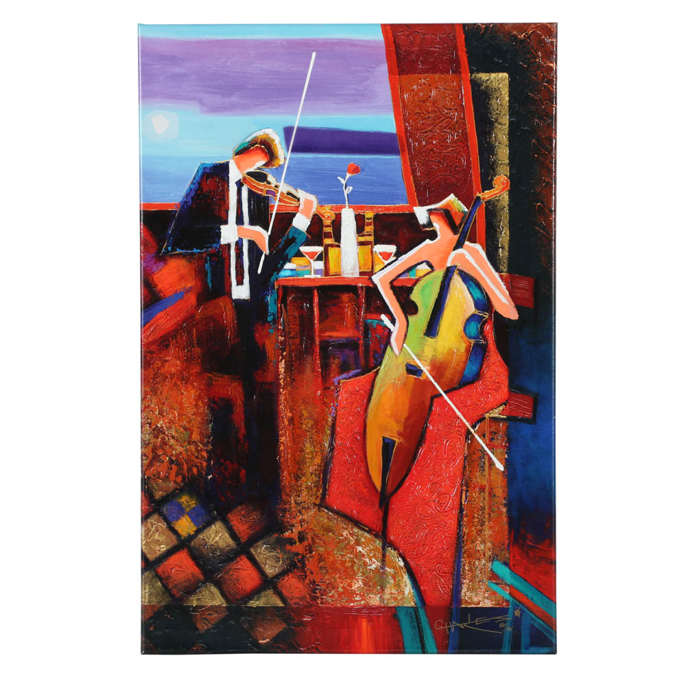 Charles Lee Limited Edition Giclee on Canvas "A Song for Us"
