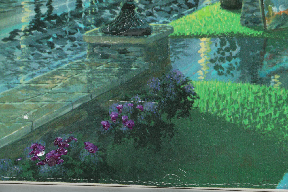 Kenneth Shotwell Limited Edition Offset Lithograph on Canvas "Paris walk-Spring"