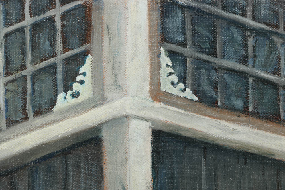 Vladimir Ctibor Oil Painting on Canvas "Marketplace"