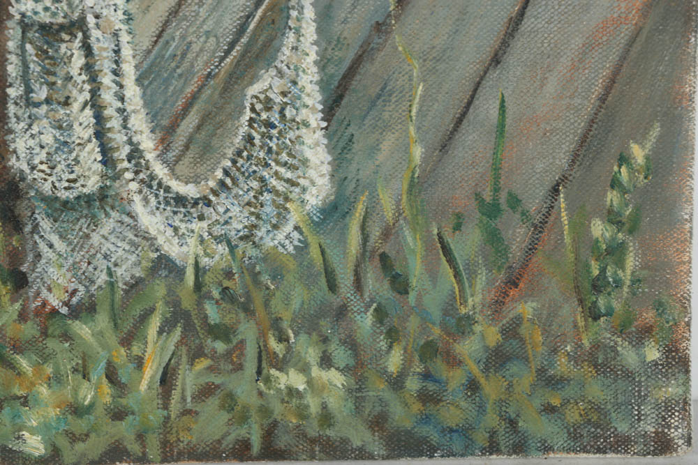 Vladimir Ctibor Oil Painting on Canvas "Marketplace"